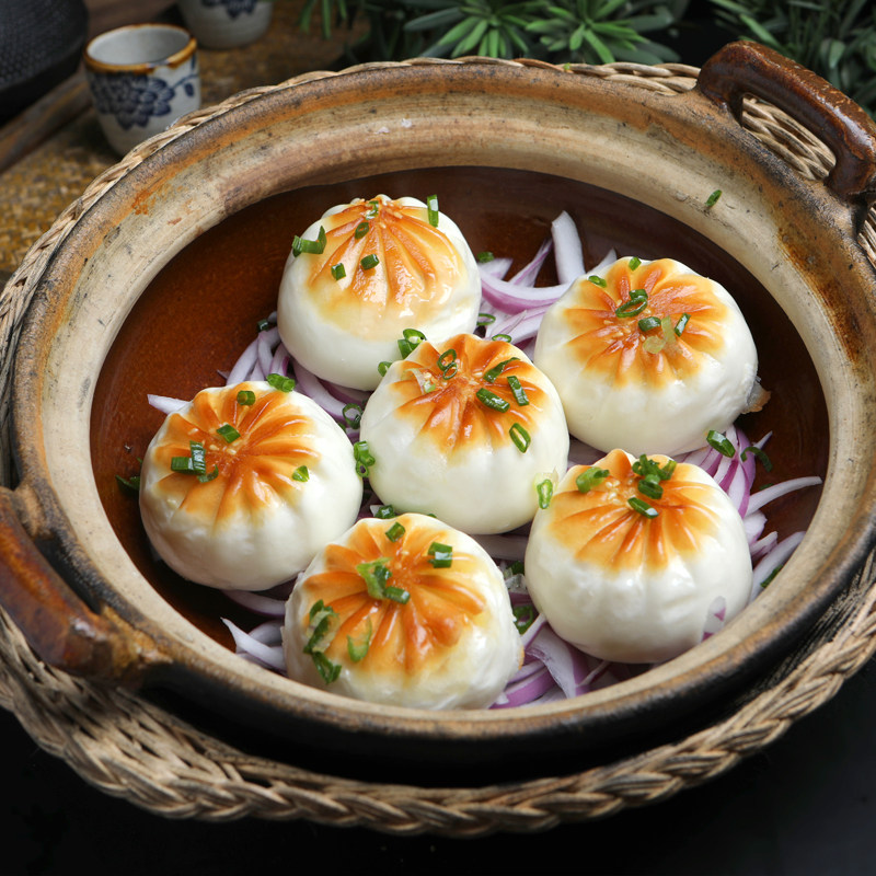 整箱宴小点京葱生煎包生肉广东煎包肉包麦小煎速冻包点早餐6个装,淘宝优惠券,粉丝福利购,淘宝优惠卷