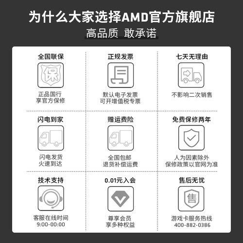 AMD锐龙5 5600GT盒装核显CPU华硕技嘉主板台式机集显板U套装 - 图2