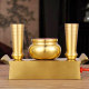 Electric candle aromatherapy furnace brass incense burner fortune electric candle