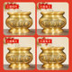 Pure brass alloy incense burner for indoor household decorations to burn incense and incense to worship the God of Wealth and attract wealth.