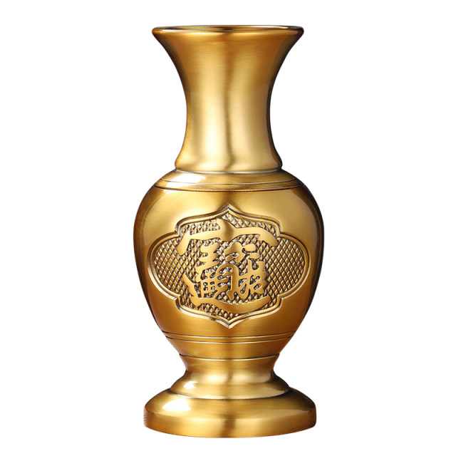 Pure brass alloy fortune vase home decoration ornaments