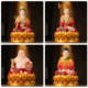 Guanyin Bodhisattva Maitreya Buddha Ksitigarbha King Sakyamuni Saha Four Saints indoor worship home decoration temple ornaments