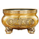 Three-legged incense burner for incense indoor household dedicated to the God of Wealth, new Chinese style god-worshipping supplies and utensils