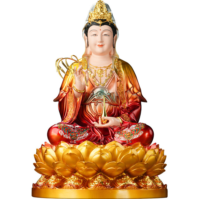 Guanyin Bodhisattva Maitreya Buddha Ksitigarbha King Sakyamuni Saha Four Saints indoor worship home decoration temple ornaments