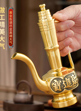 佛具用品供奉铜酒壶海木青珊