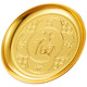 New pure brass alloy fruit plate, tribute tray, fruit plate, tribute plate, high-end offering plate
