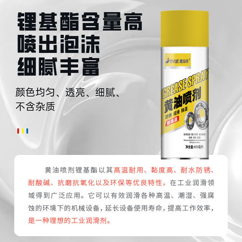 液体黄油喷剂车门润滑喷剂门轴润滑油机械防锈自喷耐低高温润滑脂 - 图2