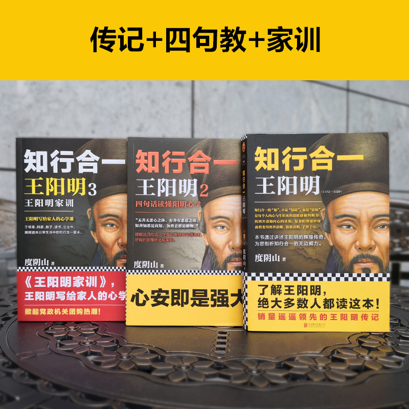 度阴山作品单册/套装任选知行合一王阳明心学口诀帝王将相领导力了凡四训菜根谭道德经秦始皇曹操朱元璋成吉思汗刘伯温张居正-图3