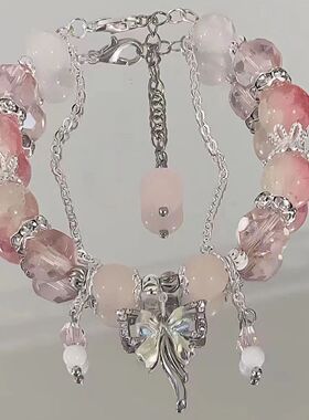 花戎魏枝周边衍生印象手链粉衣小凤凰高颜值鞠婧祎同款手串女爆款