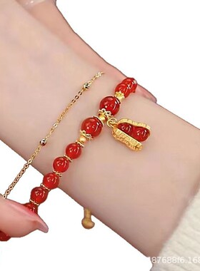 好事花生手链女套装轻奢高颜值百搭简约小众设计ins风送生日礼物