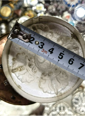 尼泊尔全手工特大925纯银嘎乌盒