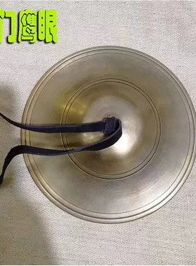 尼泊尔成品青铜雍仲苯教手摇铃法器 热巴铃 藏式摇击乐器热巴司