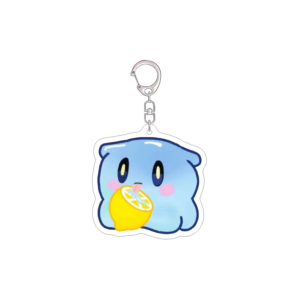 蛋仔派对神奇艾比钥匙扣可爱艾比动物Q版柠檬水捏捏亚克力挂件