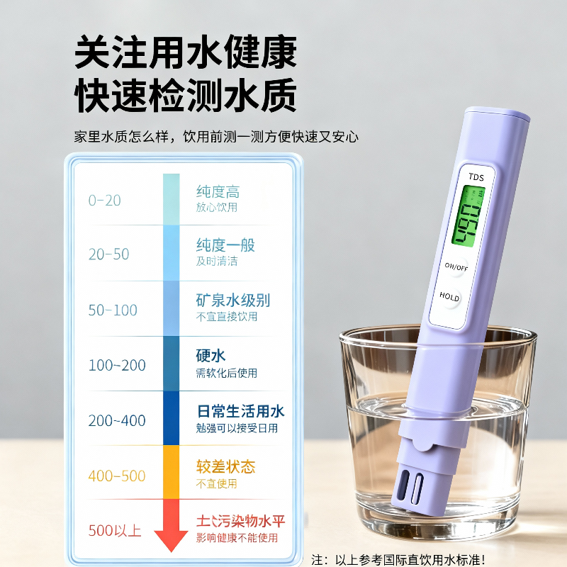 tds水质检测笔高精度家用净水器纯自来水饮用水测水质专用检测仪,淘宝优惠券,粉丝福利购,淘宝优惠卷