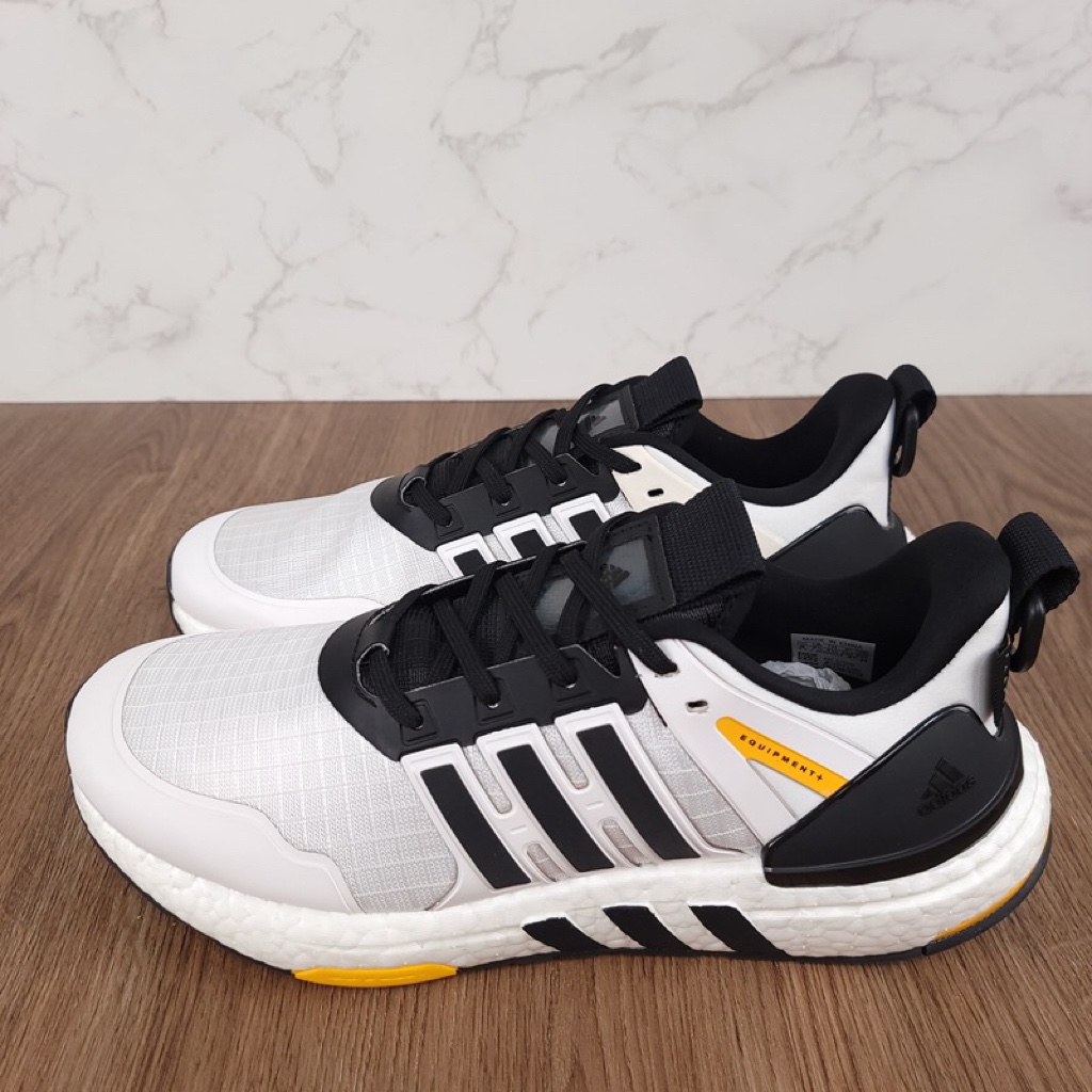 Adidas阿迪达斯EQUIPMENT+透气缓震运动跑鞋H02751 H02752 GZ1330 - 图0