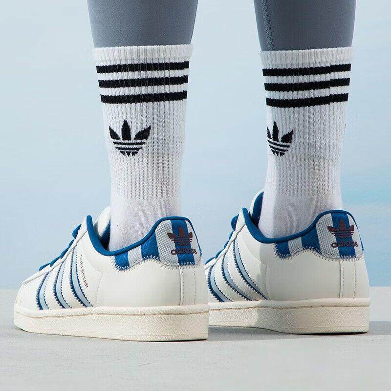 Adidas阿迪达斯SUPERSTAR三叶草贝壳头复古休闲板鞋IE7307 IG5976,淘宝优惠券,粉丝福利购,淘宝优惠卷