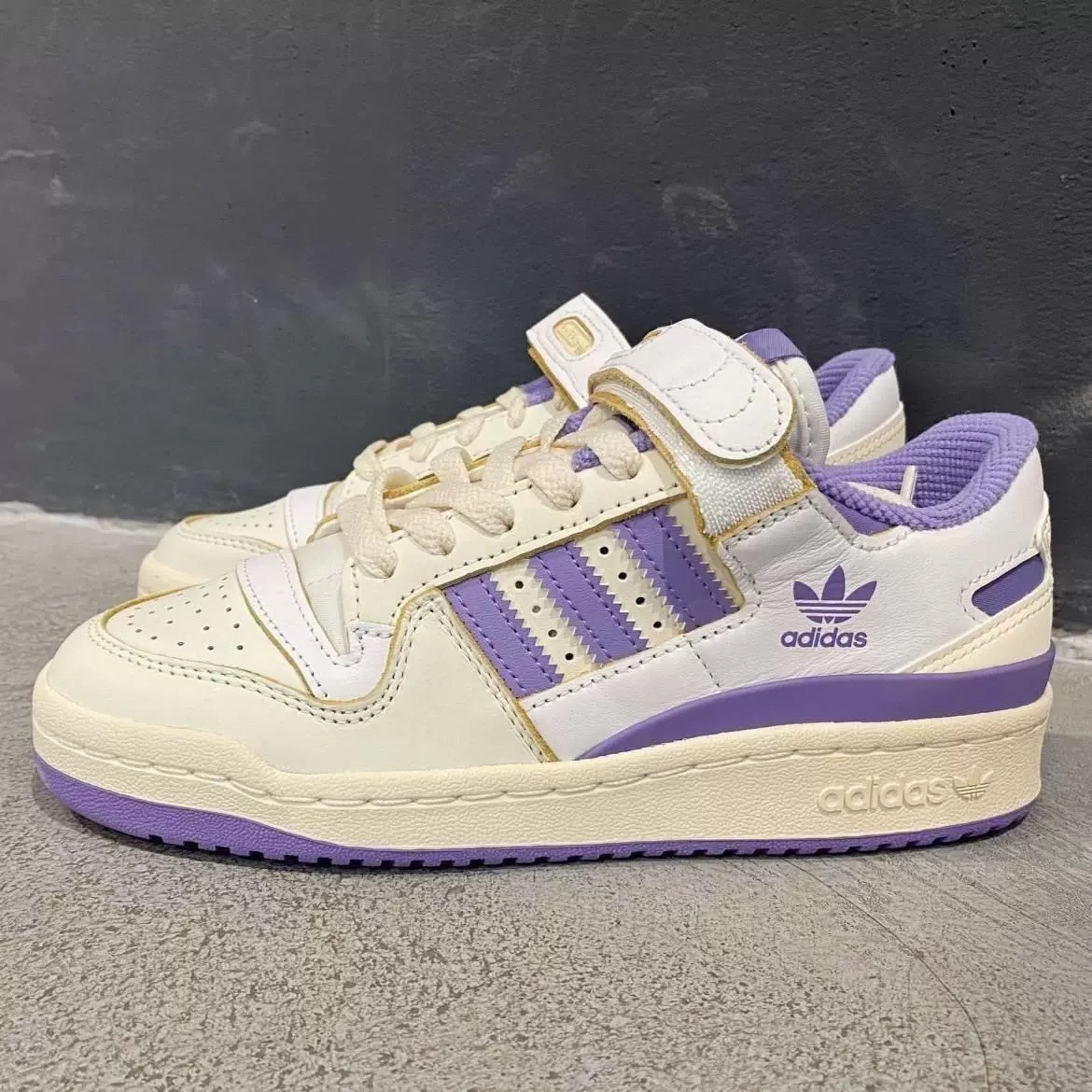 Adidas阿迪达斯FORUM 84 LOW W 女子低帮防滑耐磨休闲板鞋 HQ4375 - 图2