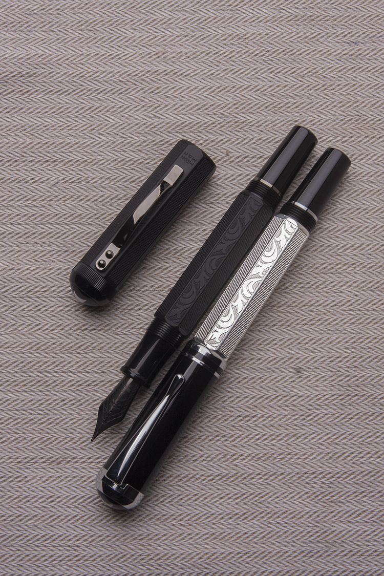 胖叔钢笔末匠P138新款活塞墨水笔大容量金属笔杆bock钢尖鸡尾 - 图2