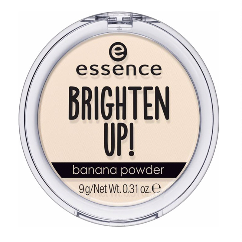 德国正品Essence brighten up! 控油保湿提亮香蕉蜜粉饼现货干皮