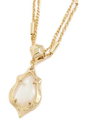 代购Kendra Scott饰品女士多层项链优雅简约精致百搭金色