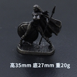 复古白铜斯巴达兵人玩具模型幕府武士送男生礼物桌面游戏棋子摆件