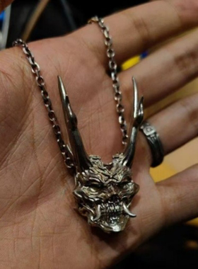 <夜叉王>面具吊坠项链