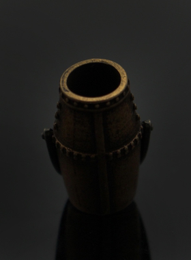 黄铜欧洲十字军头盔刀坠