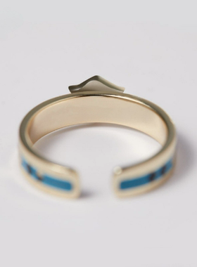 动漫茜特菈莉主题印象系列绿色石戒指新款Genshin时尚潮流指环