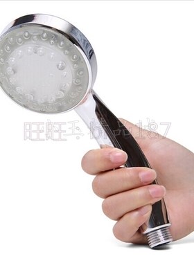 LED Rain Bathroom Shower Head Hand Shower With Romantic Chan