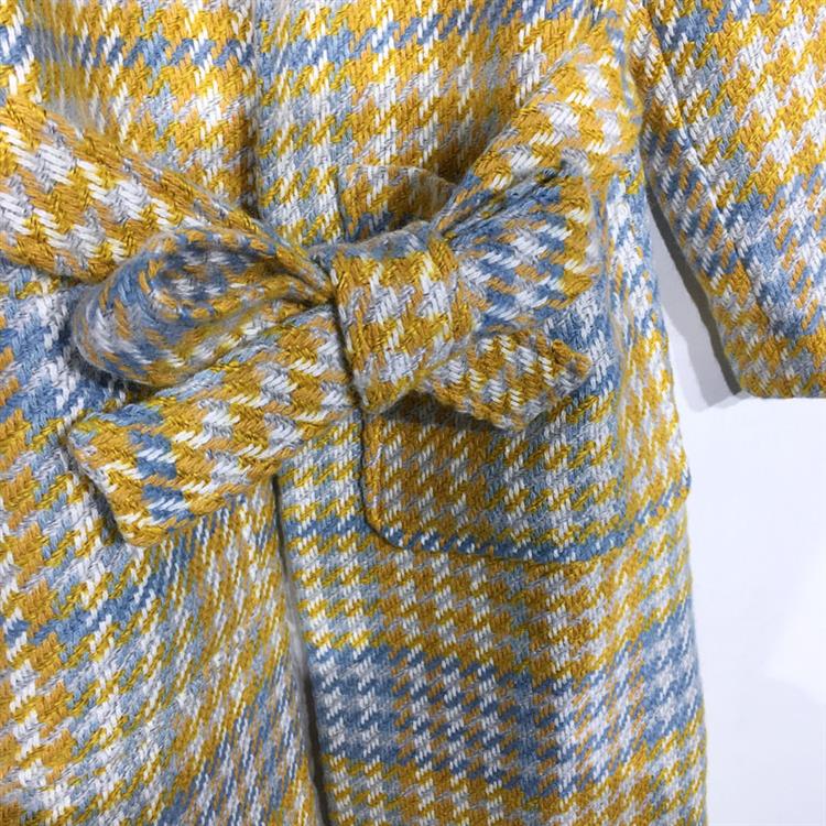 乔系列 D90005 时尚毛呢外套品牌女装折扣颦薪 - 图3