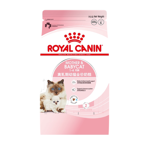 皇家猫粮猫奶糕BK34/K36幼猫粮1-4月-12月专用英短营养400g*2袋装 - 图3