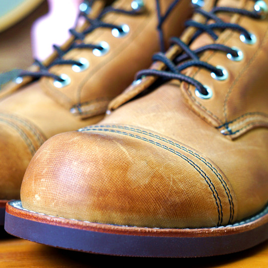 Botas de paracaidista artesanales Goodyear de piel de vaca vintage de primera capa