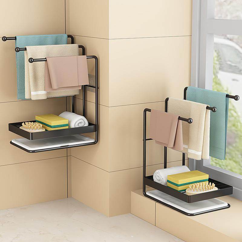 挂壁抹布沥水收纳置物架厨房用品家用水槽各种神器大全挂架子毛巾,淘宝优惠券,粉丝福利购,淘宝优惠卷