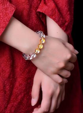 五行平衡手链缺金补金喜属金的配饰品属龙三合贵人局生肖手串