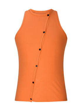 2025夏季男士个性镂空运动背心弹力修身性感打底上衣潮Men's vest