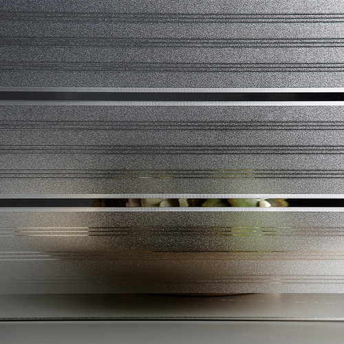 宽百叶贴纸！厨房玻璃贴磨砂浴室窗户窗贴阳台防窥视条纹贴纸 - 图3