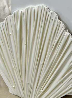 贝壳褶皱板结婚背景装饰拍照摄影网红道具室外海边景区立式美陈