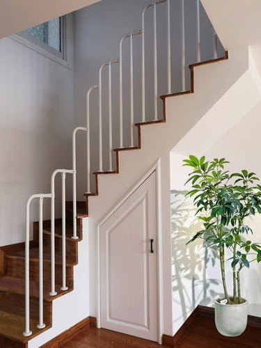 楼梯扶手护栏店铺家用百搭栏杆复式室内外护梯立柱简约现代式围栏 - 图0