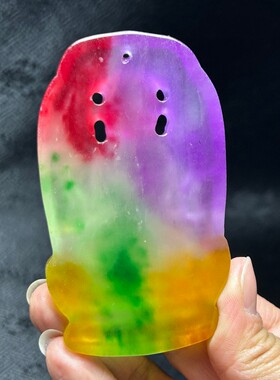 缅甸老坑帝王翡翠色特大号观音牌高冰霸气男款观音吊坠玉石挂件