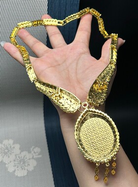 冰种吊坠女黄翡色鸽子蛋冰透玉石镶嵌挂坠石英岩质玉项链子挂件