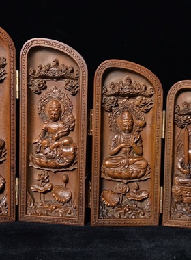 雕刻摆件纯手工古玩佛像