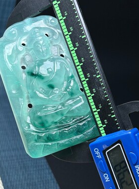 吊坠翡翠冰种飘花玉石镂空佛牌子男女独龙玉石项链挂件