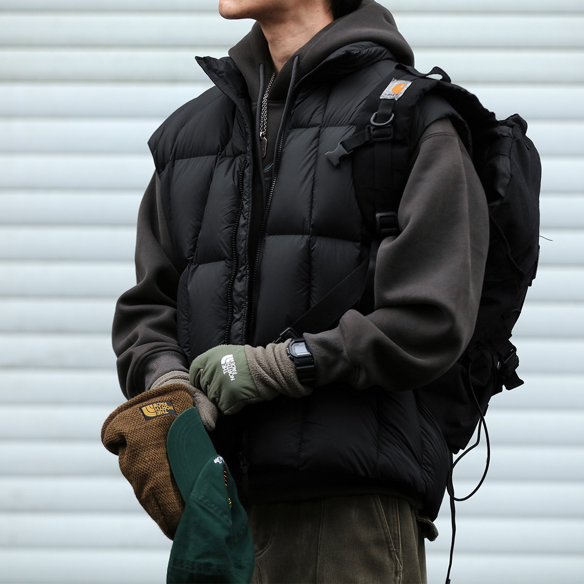 90白鸭绒方块立领羽绒马甲男冬季潮牌宽松情侣叠穿无袖加厚外套潮,淘宝优惠券,粉丝福利购,淘宝优惠卷