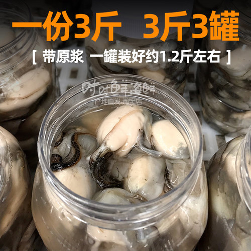 生蚝肉3斤鲜活现剥新鲜去壳潮汕海鲜汫洲珠蚝非乳山海蛎子牡蛎肉 - 图2