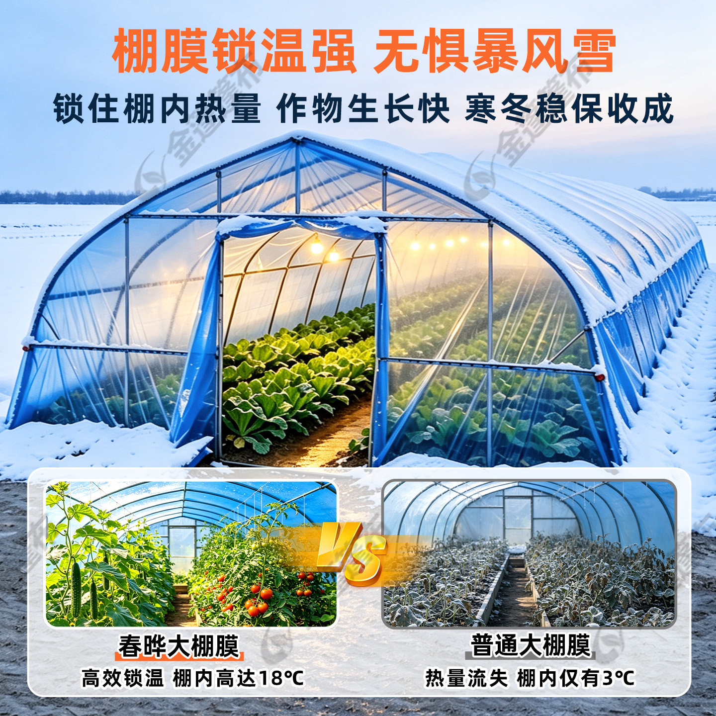 Plastic greenhouse film