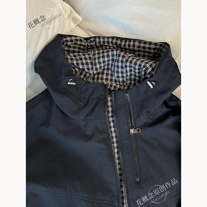 花概念百搭连帽抽绳外套女韩系早秋款宽松拉链口袋运动风休闲上衣,淘宝优惠券,粉丝福利购,淘宝优惠卷