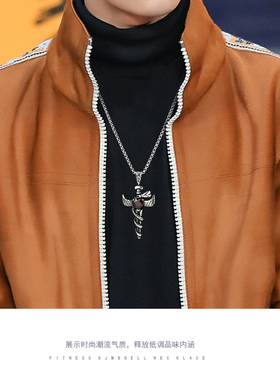 复古简约十字架项链韩版霸气潮人