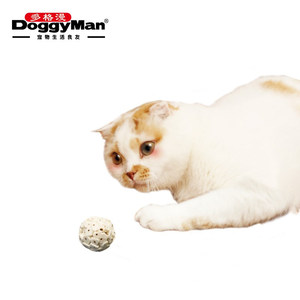 多格漫宠物 爱猫逗猫球 植物气息通草柳枝逗猫玩具猫抓球两款可选