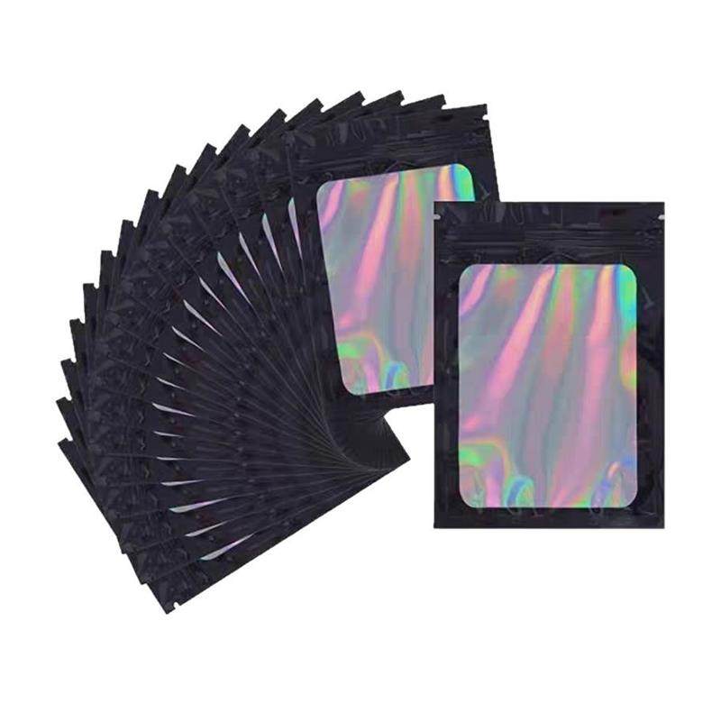 厂家现货镭射炫彩自封袋饰品收纳密封袋咕卡咕盘马卡龙颜色自粘袋,淘宝优惠券,粉丝福利购,淘宝优惠卷