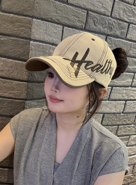 V25常规版空顶夏季新款时尚潮流休闲百搭棒球帽遮阳防晒鸭舌帽